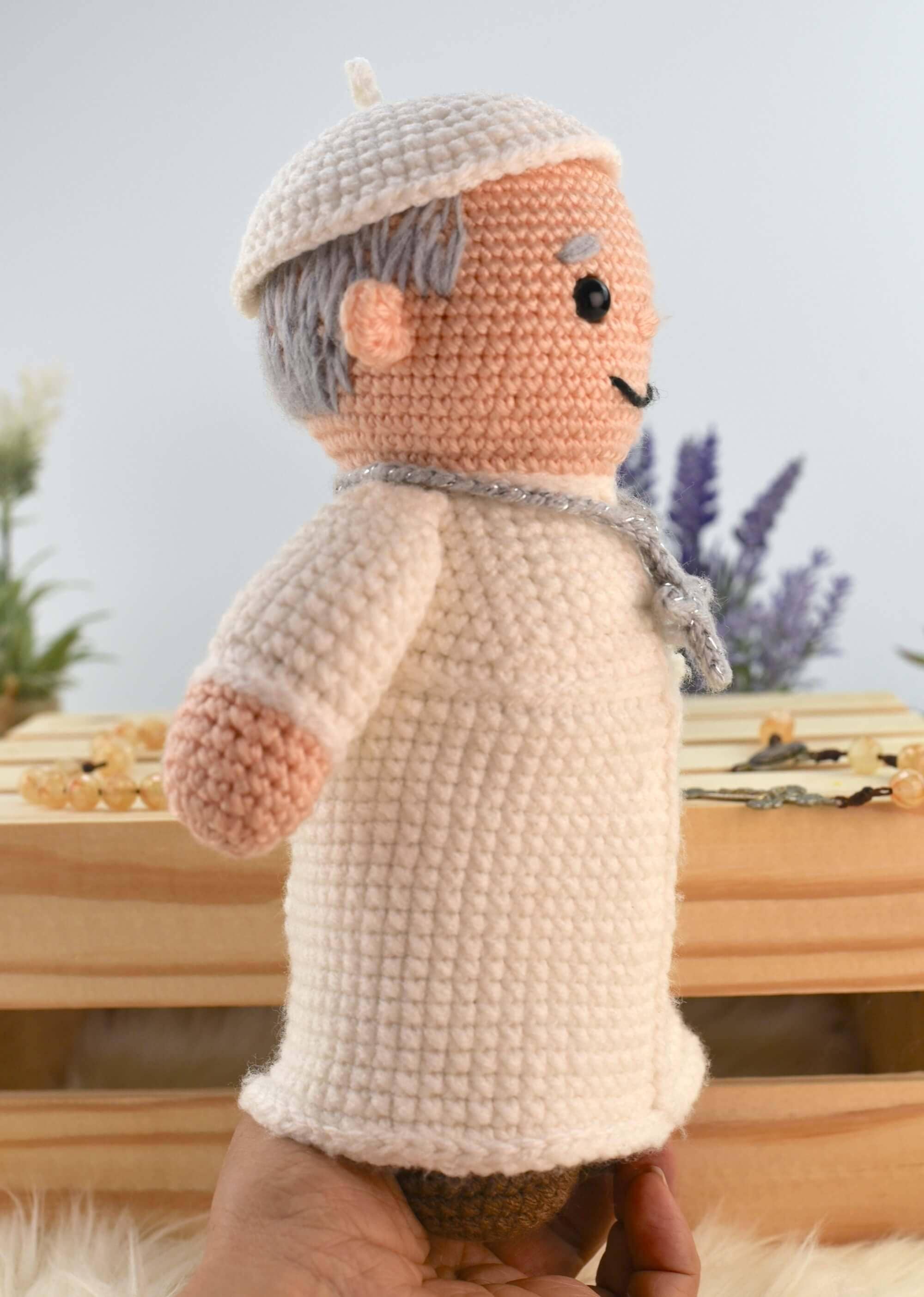 The Pope Amigurumi Crochet, Handmade Pope Amigurumi Doll