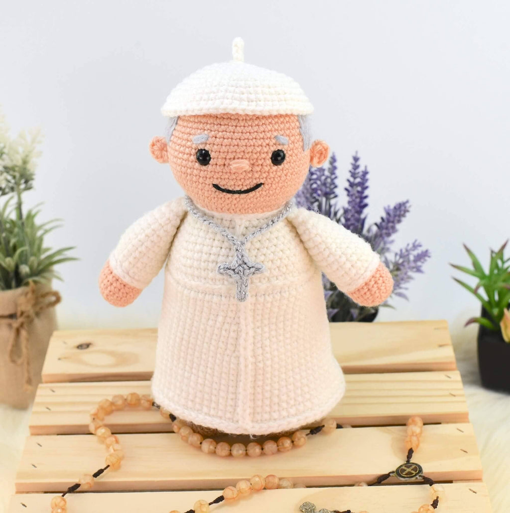 The Pope Amigurumi Crochet, Handmade Pope Amigurumi Doll