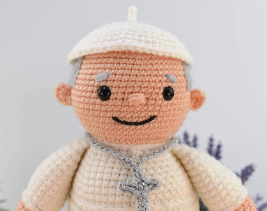 The Pope Amigurumi Crochet, Handmade Pope Amigurumi Doll