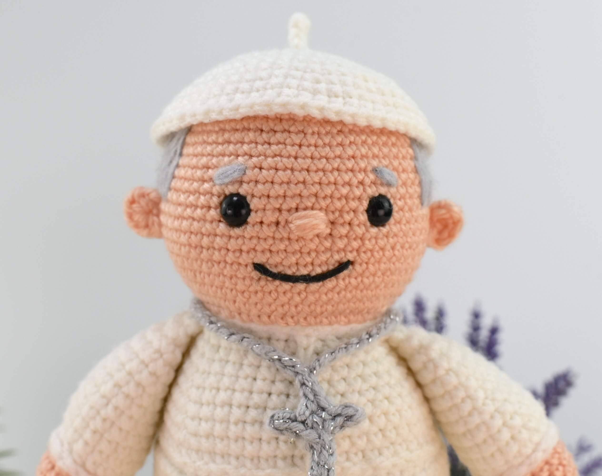 The Pope Amigurumi Crochet, Handmade Pope Amigurumi Doll