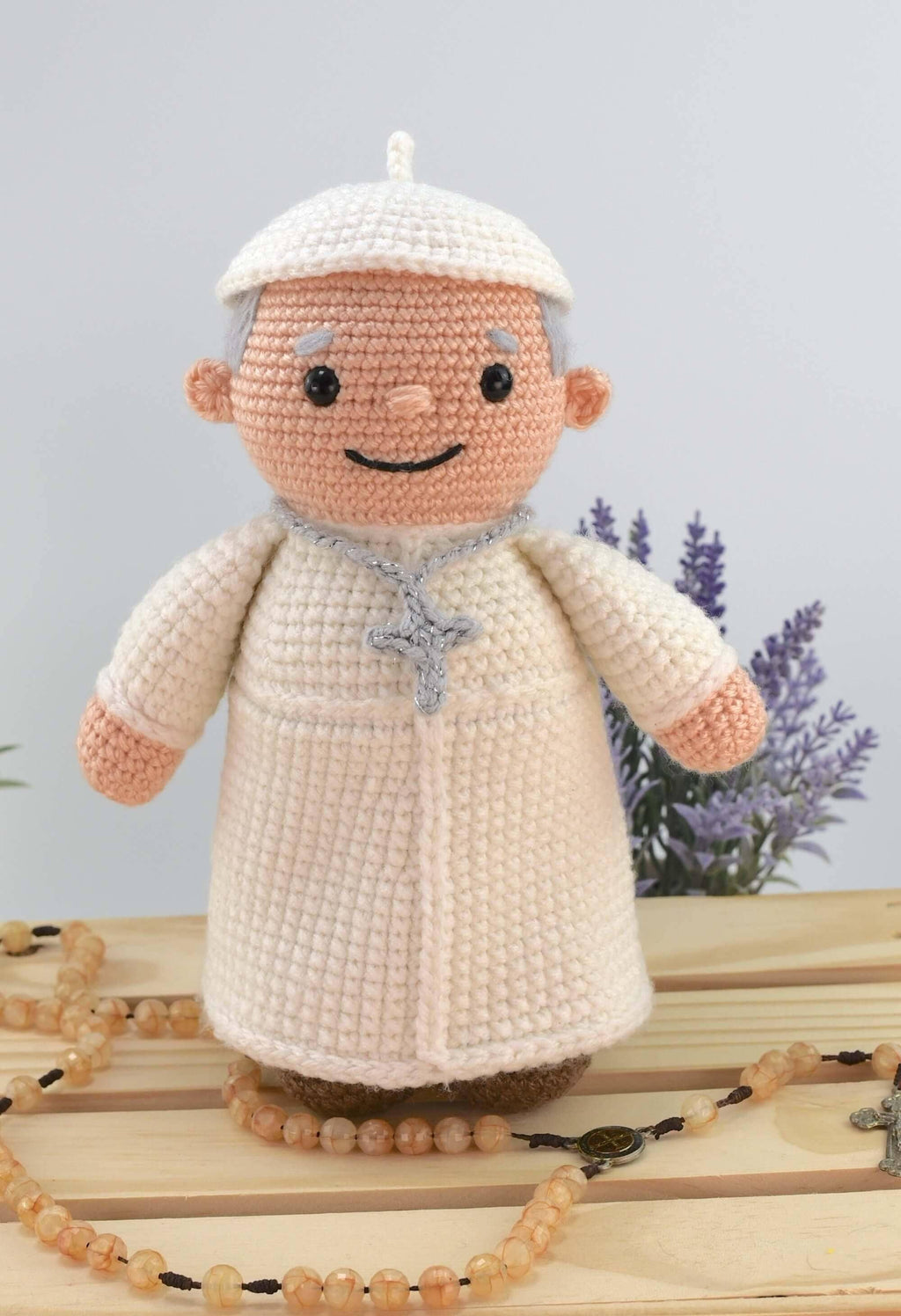 The Pope Amigurumi Crochet, Handmade Pope Amigurumi Doll
