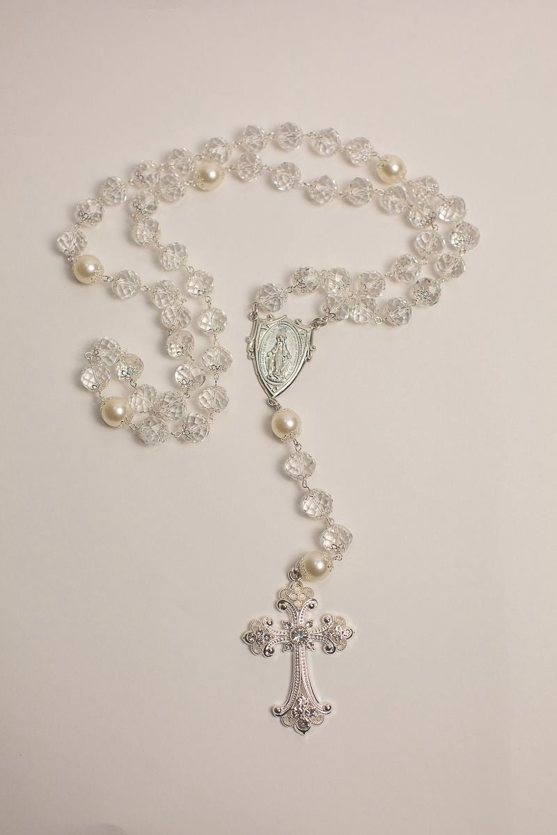 Rosary of Grace – Large Crystal Beads