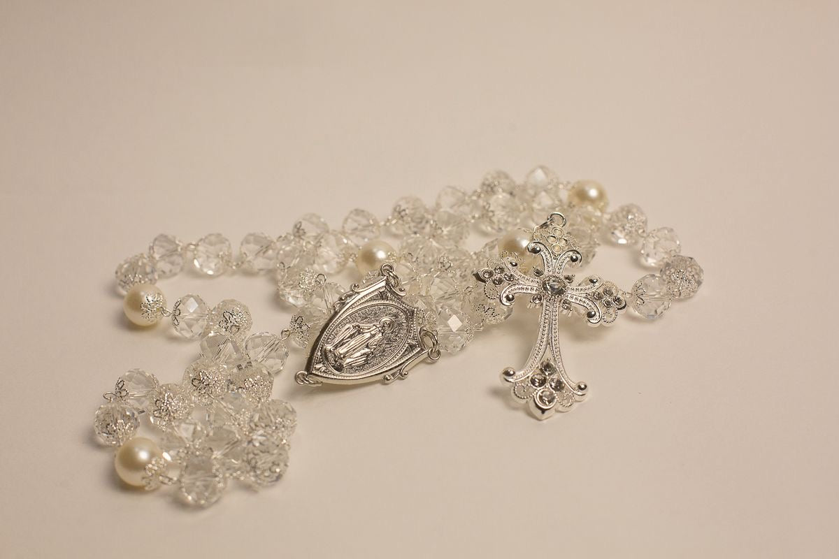 Rosary of Grace – Large Crystal Beads