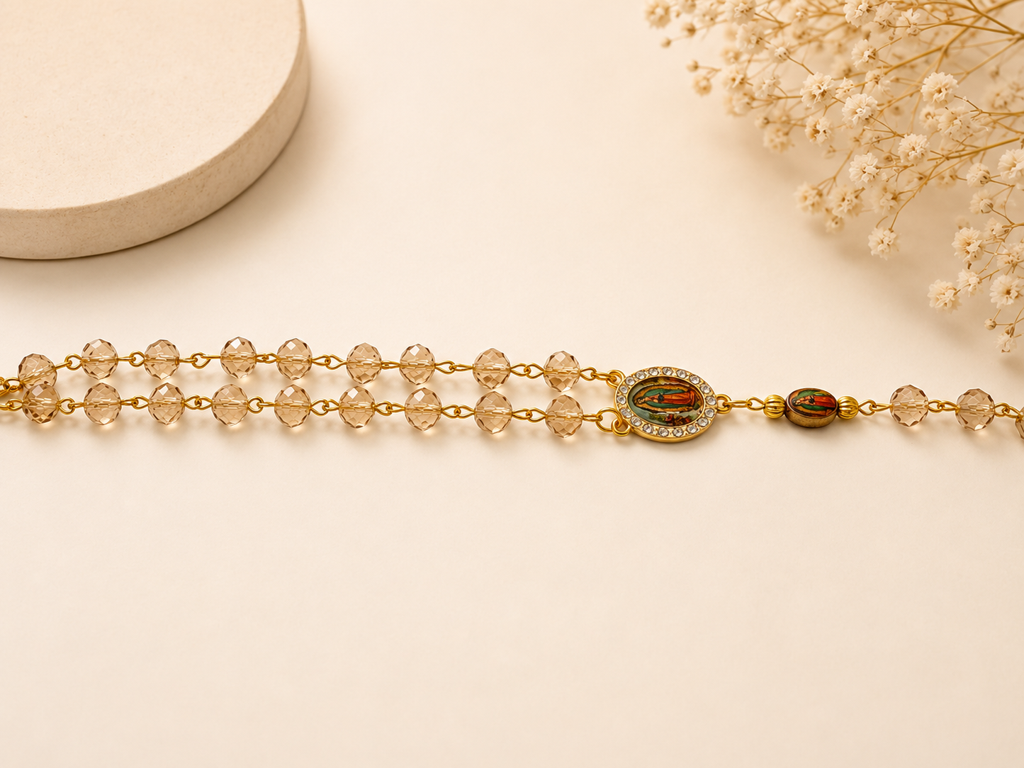 Our Lady of Guadalupe Crystal Rosary