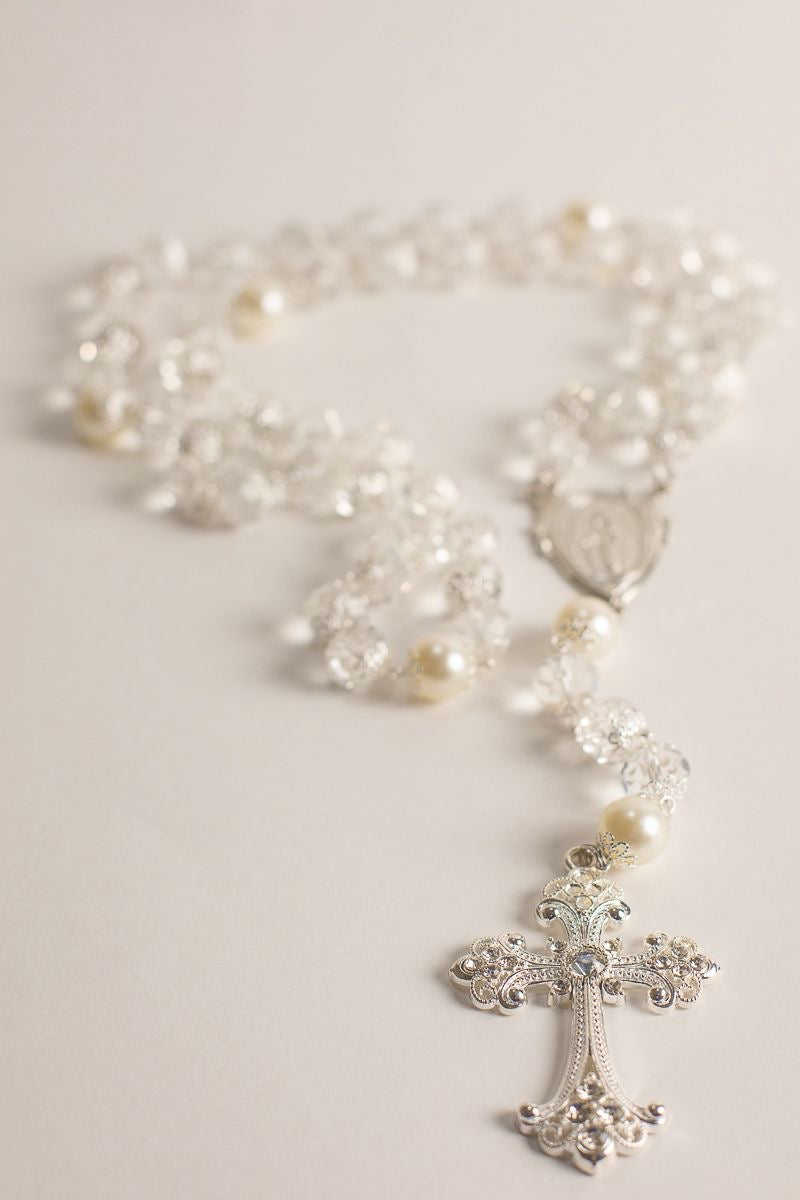 Rosary of Grace – Large Crystal Beads