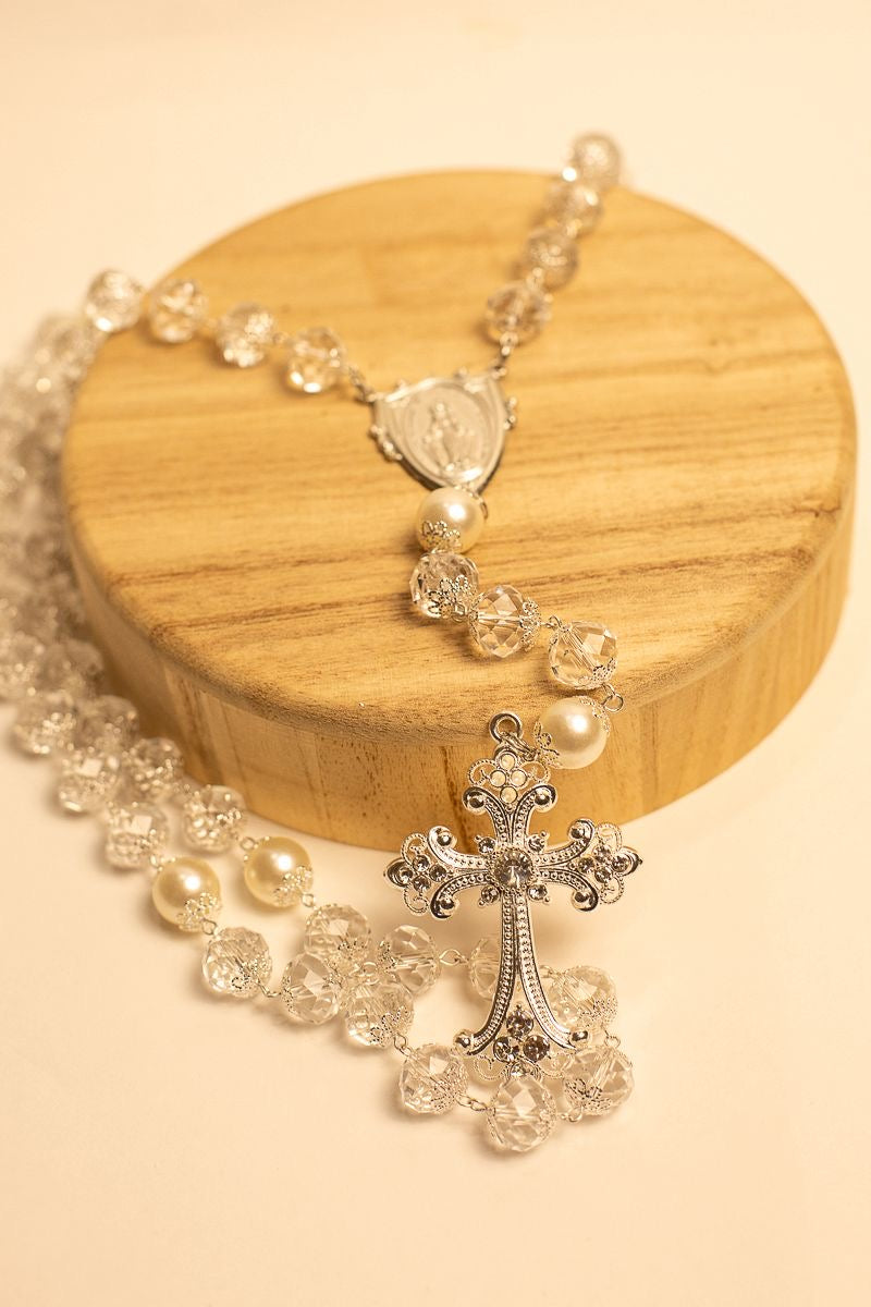 Rosary of Grace – Large Crystal Beads