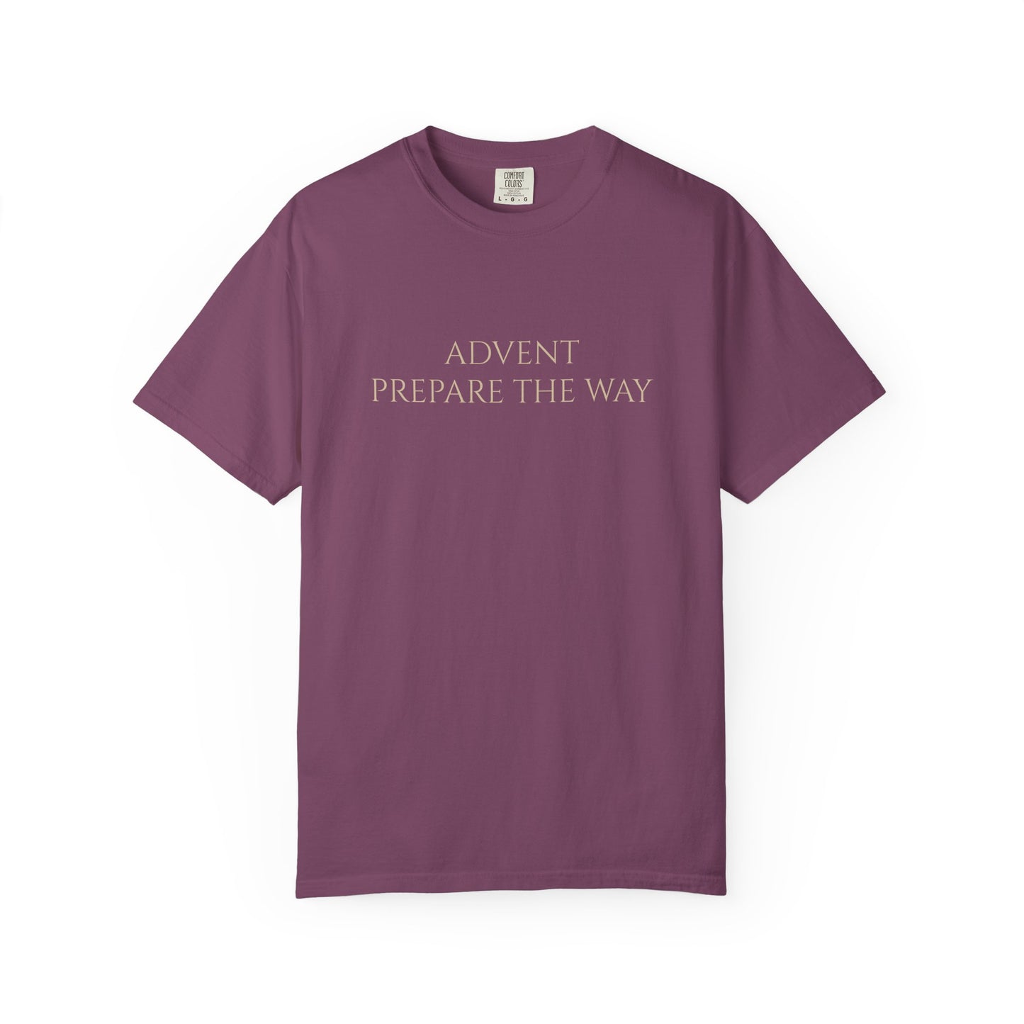 Advent Prepare the Way T-Shirt | Isaiah 40:3 Christian Apparel