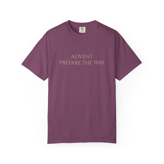Advent Prepare the Way T-Shirt | Isaiah 40:3 Christian Apparel