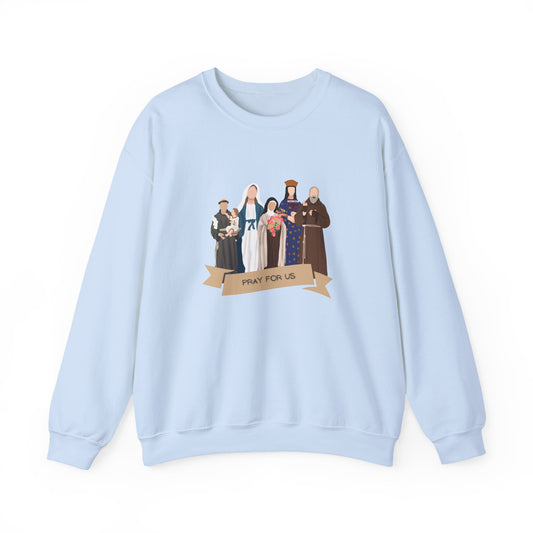 Pray for Us Adult Sweatshirt