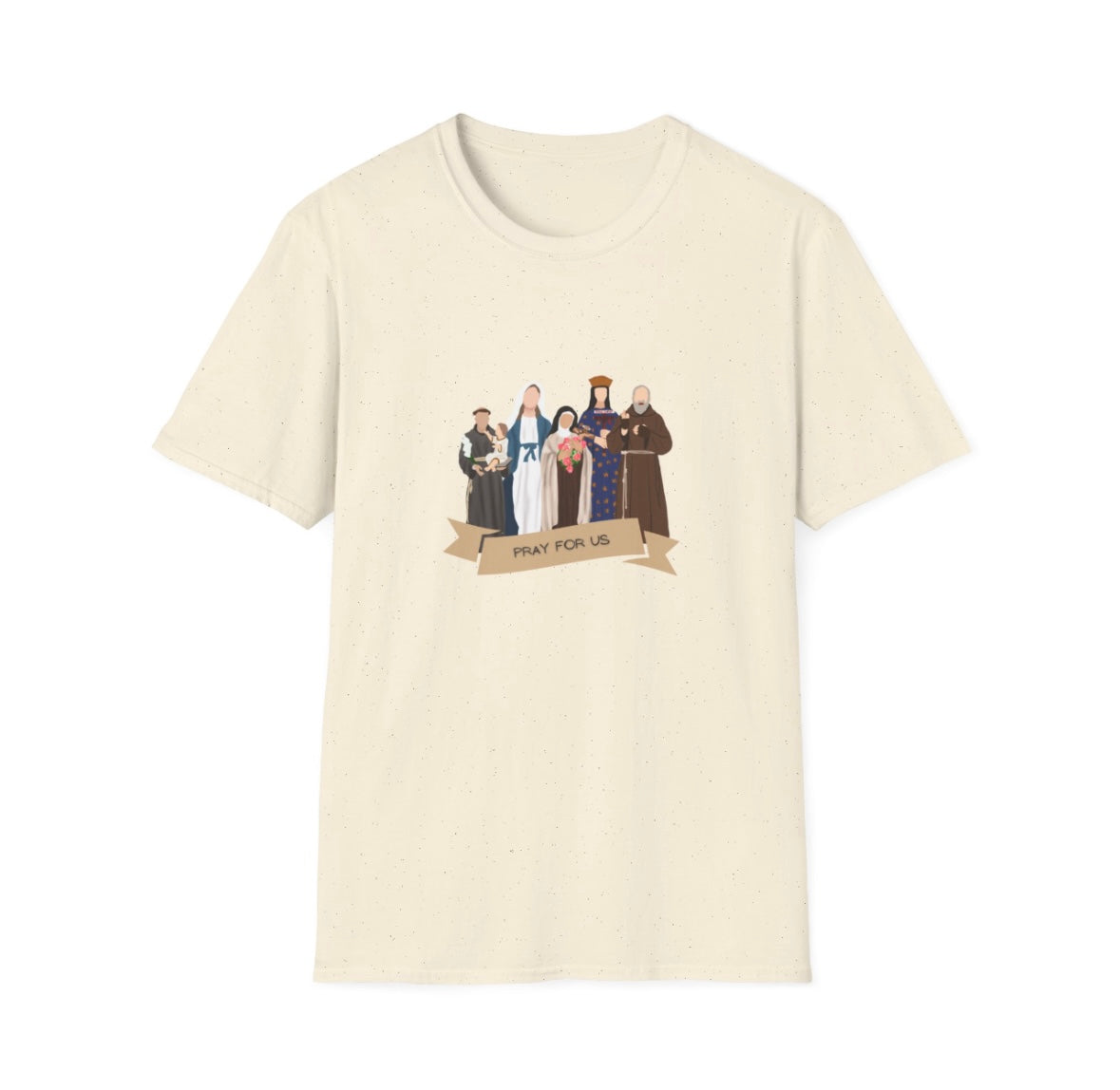 Pray for Us Adult T-Shirt