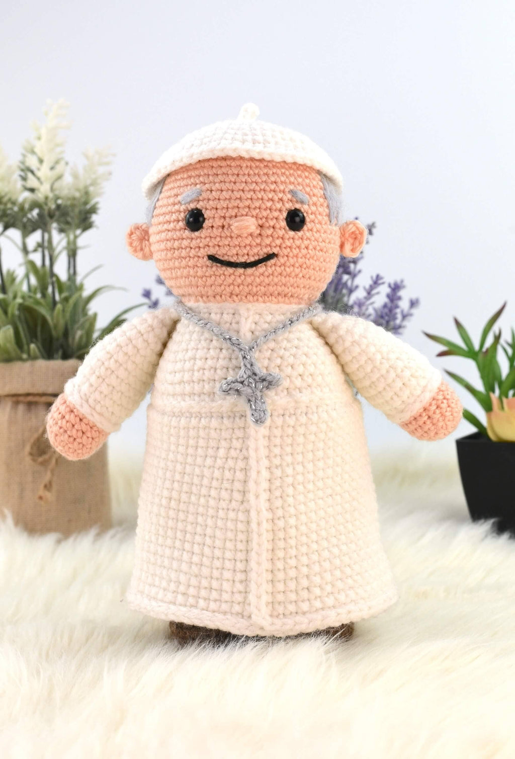 The Pope Amigurumi Crochet, Handmade Pope Amigurumi Doll