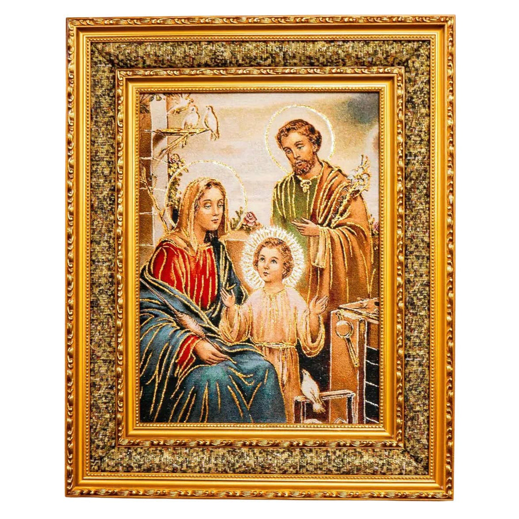 The Holy Family Double Padded Framed Image   21"