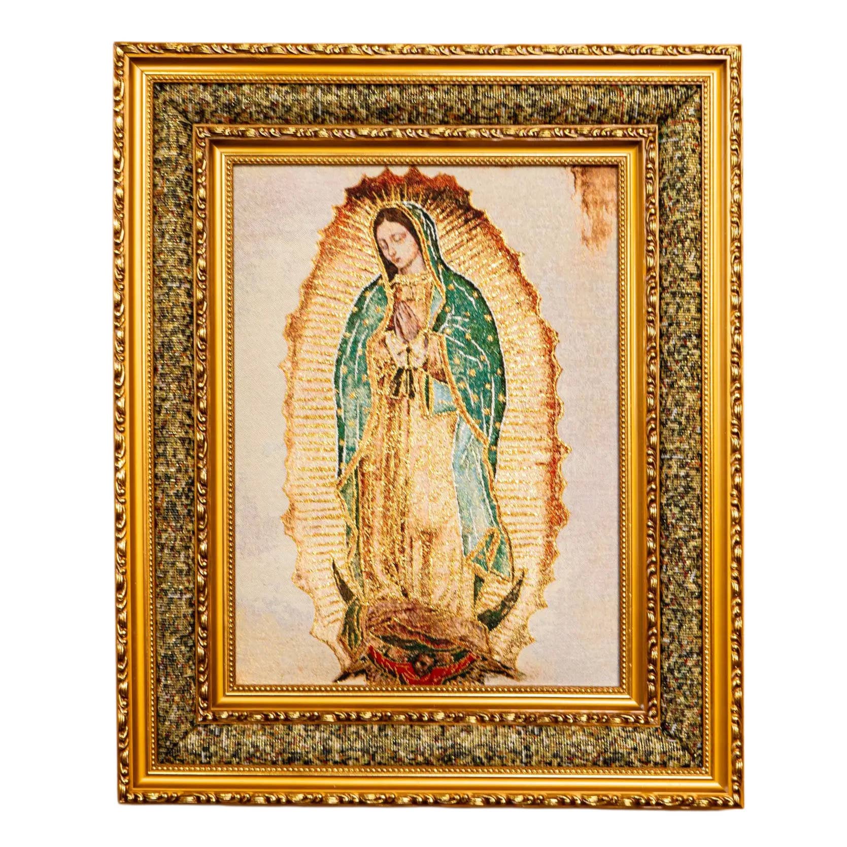 Our Lady of Guadalupe Double Padded Framed Image   21"